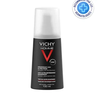 VICHY HOMME DÉODORANT VAPORISATEUR ULTRA-FRAIS – 100 ML