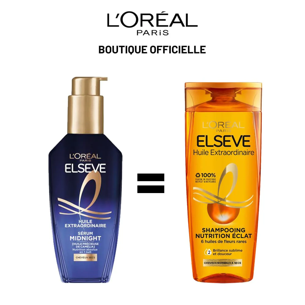 L’ORÉAL PARIS ELSEVE EXTRA MIDNIGHT SERUM 100ML = SHAMPOOING OFFERT