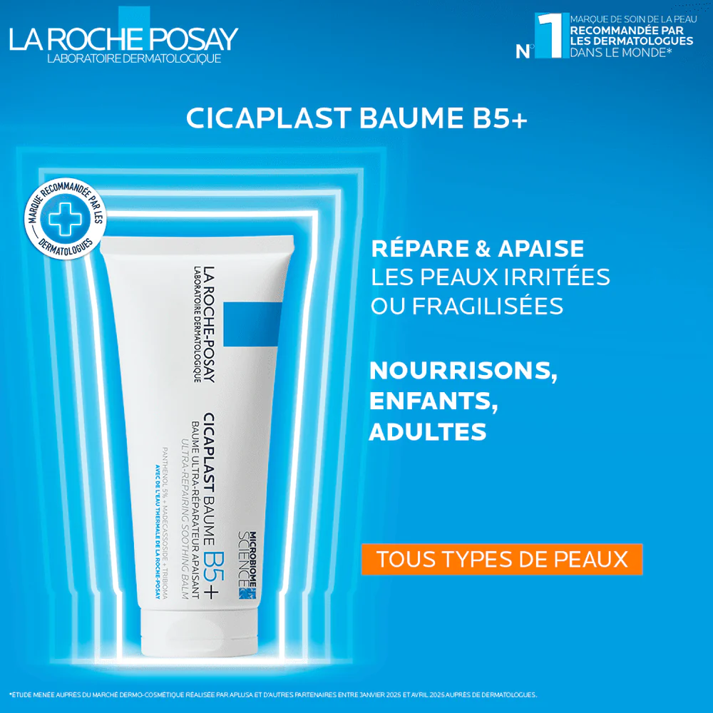 LA ROCHE-POSAY CICAPLAST BAUME B5 – 100 ML = EAU THERMALE 50ML OFFERT – Image 3