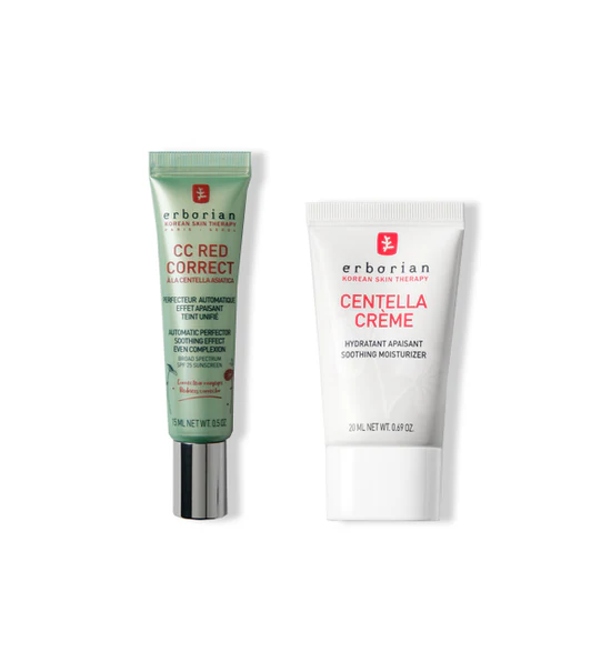 ERBORIAN COFFRET CC RED CORRECT SPF 25 & CENTELLA CRÈME 20ML – Image 2